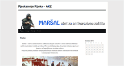 Desktop Screenshot of pjeskarenje-marsal.com