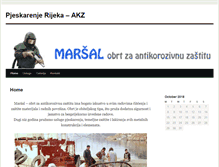 Tablet Screenshot of pjeskarenje-marsal.com